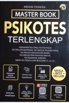 Cover Master book psikotes terlengkap / Ardani Prawira; penyunting, Tim Redaksi Bintang Wahyu