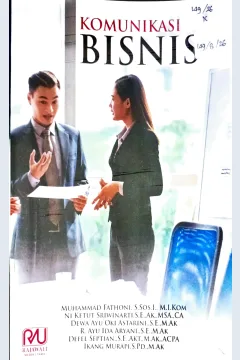 Cover Komunikasi Bisnis / Muhammad Fathoni, Ni Ketut Sriwinarti, Dewa Ayu Oki Astarini; editor, Helna Wardhana