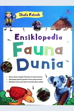 Cover Ensiklopedia fauna dunia / Shafa Faizah; penyunting, Edib