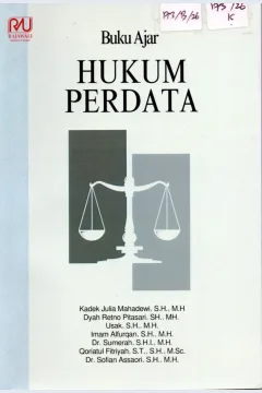 Cover Buku Ajar Hukum Perdata / Kadek Julia Mahadewi, S.H.,M.H