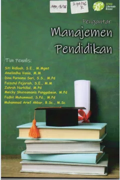 Cover Pengantar Manajemen Pendidikan / Siti Ridloah, S.E.,M.Mgmt