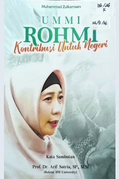Cover Ummi Rohmi :  kontribusi untuk negeri / Muhammad Zulkarnaen; editor, Hartini Haritani