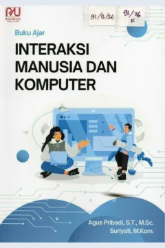 Cover Buku Ajar Interaksi Manusia dan Komputer / Agus Pribadi, ST.,M.Sc