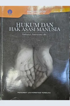 Cover Hukum dan hak asasi manusia / Harkristuti Harkrisnowo, Hadi Rahmat Purnama, Eva Achjani Zulfa, Surastini Fitriasih, Ajeng Triwahyuni, Melania Kiswandari, Andika Daresjvara, Mutiara Hikmah, Nathalina Naibaho, Fitriani Ahlan Sjarif ; Penelaah Materi, Megafury Apriandhini