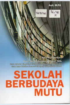 Cover Sekolah Berbudaya Mutu / Ardi, M.Pd