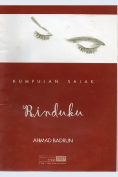 Cover Kumpulan sajak rinduku / Ahmad Badrun