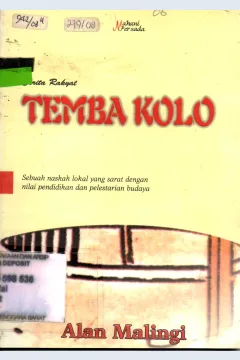 Cover Temba Kolo Cerita rakyat / Alan Malingi