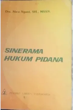 Cover Sinerama hukum pidana (asas, acara, poidana I, pidana II) / Nico Ngani