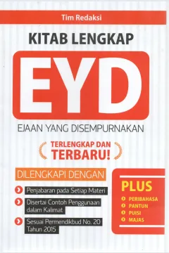 Cover Kitab Lengkap EYD Ejaan yang disempurnakan / Tim Redaksi