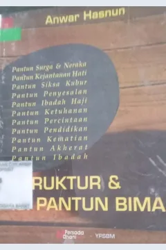 Cover Struktur dan Isi Pantun Bima / Anwar Hasnun