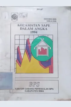 Cover Kecamatan Sape Dalam Angka 1994 / BPS Kantor Cabang Perwakilan BPS Kabupaten Bima