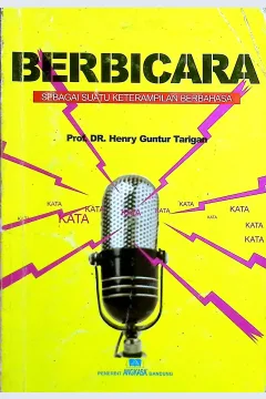 Cover Berbicara sebagai suatu keterampilan berbahasa / Tarigan, Hari Guntur