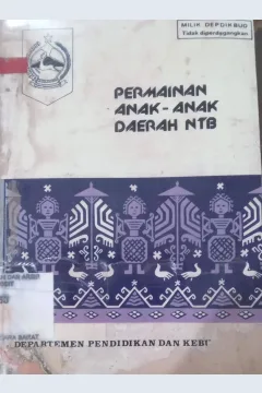 Cover Permainan Anak-Anak Daerah NTB / Departemen pendidikan dan Kebudayaan