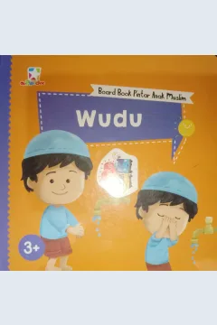 Cover Board book Pintar anak muslim  wudu