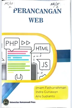 Cover Perancangan web / Imam Fathurrahman, Indra Gunawan, Aris Sudianto; editor, Baiq Andriska Candra