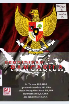 Cover Pendidikan Pancasila / Dr. Yorman, S.Pd.,M.Pd