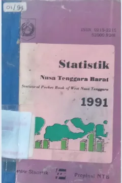 Cover Statistik Nusa Tenggara Barat / Kantor Statisttik Provinsi NTB