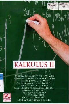 Cover Kalkulus II / Agustina Purnami Setiawi, S.Pd.,M.Pd dkk