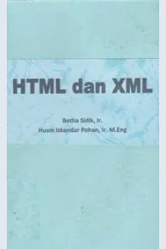 Cover HTML dan XML, Betha Sidik / Betha Sidik