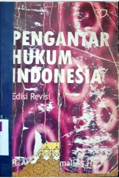 Cover Pengantar hukum Indonesia / R. Abdoel Djamali, SH.