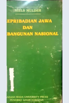 Cover Kepribadian jawa dan pengembangan nasional, Niels Mulder / Niels Mulder