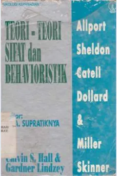 Cover Teori-teori kepribadian, psikoanalisis, behaviorisme, humanistik / E. Koeswara