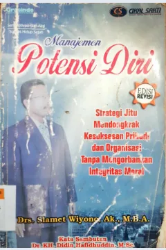 Cover Manajemen potensi diri / Slamet Wiyono