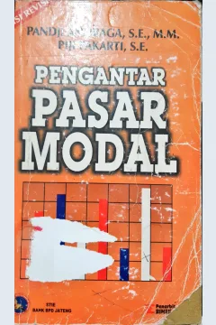 Cover Pengantar pasar modal / Pamdji Anoraga SE, M.M