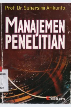 Cover Manajemen penelitian / Suharsimi Arikunto