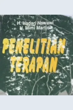 Cover Penelitian terapan / H. Hadari Nawawi