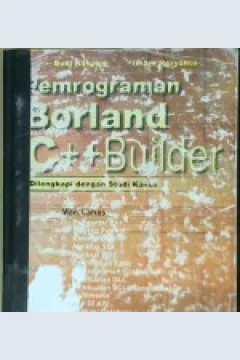 Cover Pemrograman borland C++ builder / Imam Heryanto, Budi Raharjo