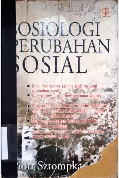Cover Sosiologi perubahan sosial, / Piots Sztompka; alih bahasa Alimandan