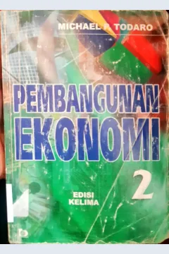 Cover Pembangunan ekonomi 2 / Michael P. Todaro