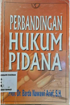 Cover Perbandingan hukum pidana / Barda Nawawi Arief