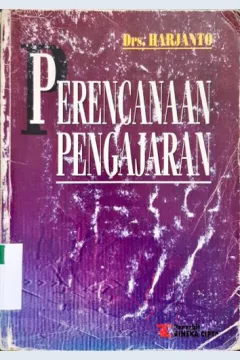 Cover Perencanaan pengajaran / Drs. Haryanto
