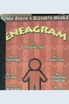 Cover Eneagram :  Mengenal 9 tipe kepribadian manusia dengan lebih asyik / Rence Baron, Elizabeth Wagele; Penerjemah: Leinovar Bahfein