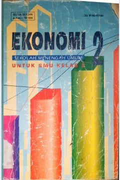 Cover Ekonomi 2 untuk SMU Kelas 2 / Drs.Windu Winoto