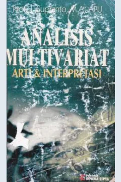 Cover Analisis multivariat, arti dan interprestasi / Suprapto, j