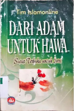 Cover Dari Adam untuk Hawa (surat terbuka untuk istri)