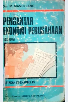 Cover Pengantar ekonomi perusahaan / M.Manullang