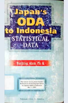 Cover Japan's ODA to indonesia :  Statistical data / Bachtiar Alam