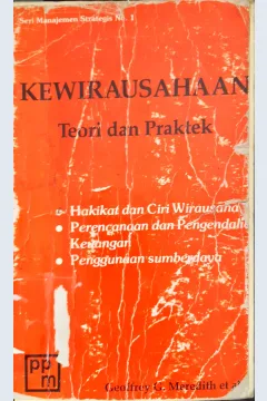 Cover Kewirausahaan :  Teori dan praktek / Geoffrey G.Meredith