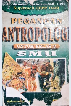 Cover Pegangan Antropologi / Mohamad Anwar