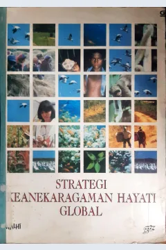 Cover Strategi keanekaragaman hayati global :  Panduan bagi tindakan untuk menyelamatkan, mempelajari, dan memanfaatkan kekayaan biotik bumi secara berkelanjutan dan seimbang / Alih bahasa, Sid Perrett