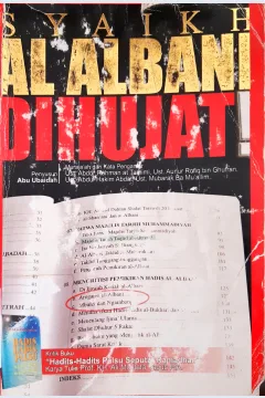 Cover Syaikh Al-Albani Dihujat, Polemik tentang bolehkah shalat tarawih 23 rakaat?, Ubaidah Yusuf bin Mukhtar al-Atsari