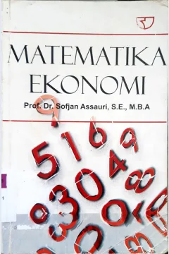 Cover Matematika ekonomi / Sofjan Assauri, SE., MBA.