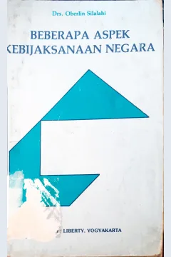Cover Beberapa aspek kebijaksanaan negara, Oberlin Silalahi / Oberlin Silalahi