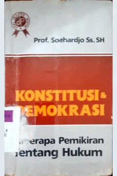 Cover Beberapa pemikiran pembangunan hukum di indonesai, Abl.Hakim G. Nusantara