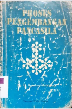 Cover Proses pengembangan pancasila. / Roeslan abdulgani