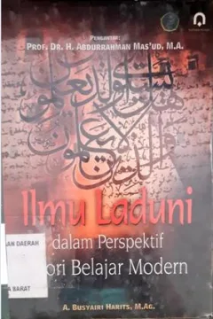 Cover Ilmu laduni :  Dalam perspektif teori belajar modern / A. Busyairi Harits